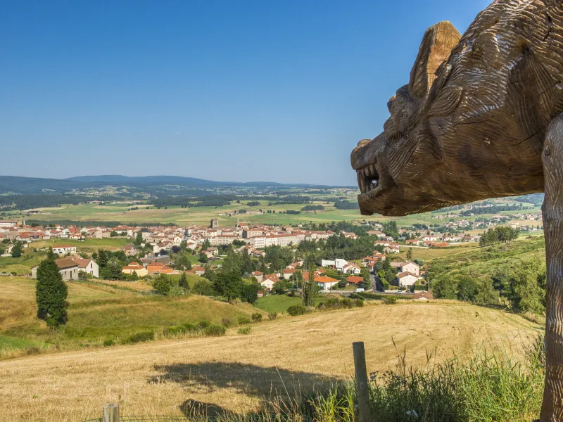 Vue sur Saugues